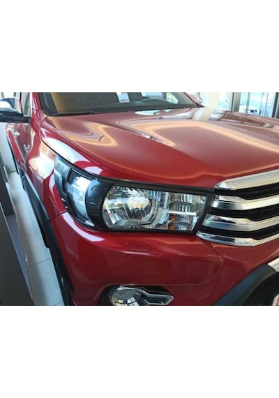 Toyota Hilux Revo 2016-2019 Far Çerçevesi Kaplama Siyah