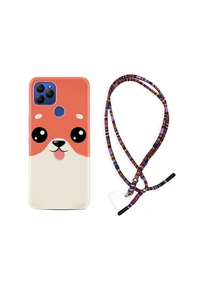 General Mobile Gm21 Kılıf Rasta Boyun Askılı Sevimli Köpek 1731