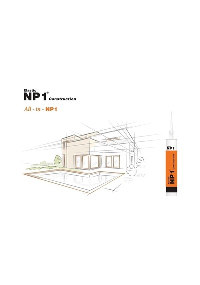 Np1 Construction Ms Polimer Bazlı İzolasyon Mastik Ve Yapıştırıcı Kartuş 290 Ml - Kristal