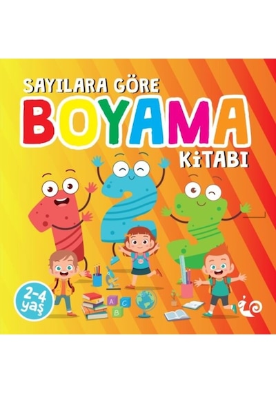 Sayılara Göre Boyama Kitabı - Ndcj-623121