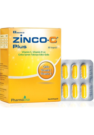 Zinco-C Plus 30 Kapsül