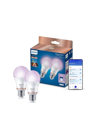 Smart Lighting Led Ampul A60 E27 100w Eşdeğer Rgb 2'li Paket - Google Home, Alexa, Homekit Ve Matter Uyumlu Diğer
