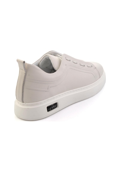 Beyaz Hakiki Deri Erkek Sneaker E01700178003 Beyaz