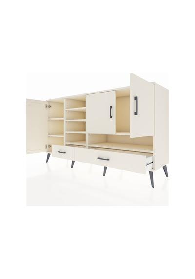 Kronos Konsol 8 Raflı 2 Çekmeceli 3 Kapaklı 176x59x99 Aytaşı-ayta Aytaşı-aytaşı