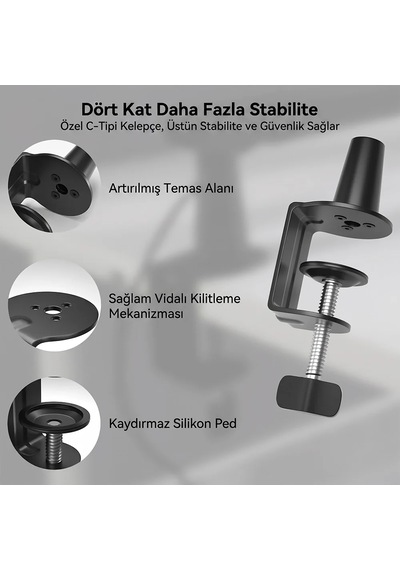 Maono Ba92 Low-profile Boom Arm Mikrofon Standı