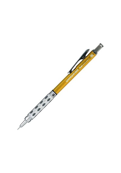 Pentel Çizim Kalemi Metal Gövde Gizli Uç Teknik Çizim Ve Yazı İçin Versatil 0.5 Mm Pg1015c-xx Çok Renkli
