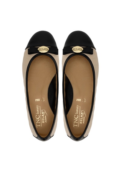 Relax Anatomic Tnc Luxury Kadın Hakiki Deri Black/noce Comfort Ayakkabı 611 Et1659 Bn Ayk Sk26-27 Black/noce Siyah - Gri