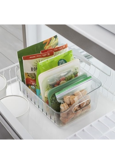 Ayrex Freezeup Dondurucu Kutusu 30.5 Cm, Bpa İçermeyen Buzdolabı Düzenleyici, Ayarlanabilir Bölücüler Diğer