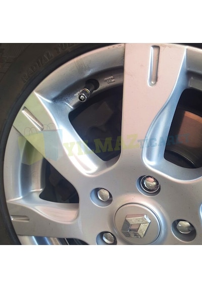 Renault Logo Sibop Kapağı 4 Adet Paslanmaz Çelik