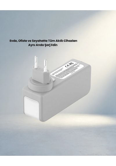 Zamanlayıcı Fonksiyonlu Hızlı Şarj Adaptörü 30w Type-c
