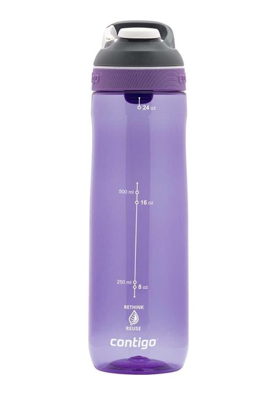 Contigo Cortland Tren Tek El Bas İç Kapaklı Su Matarası 720ml 2191389 - Mor