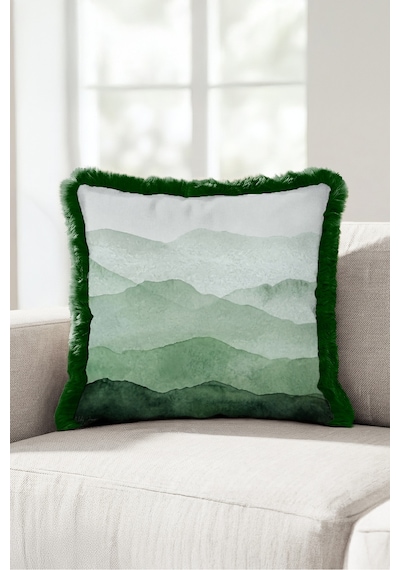 Manzara Dağ Motif Saçaklı Yastık Kılıfı - Akvarel Doğa Boho Yeşil Siyah Püsküllü Kırlent Kılıfı Serin Rota Nektar Manzara Dağ Motif Saçaklı Yastık Kılıfı - Akvarel Doğa Boho Yeşil Siyah Püsküllü Kırlent Kılıfı Serin Rota Nektar
