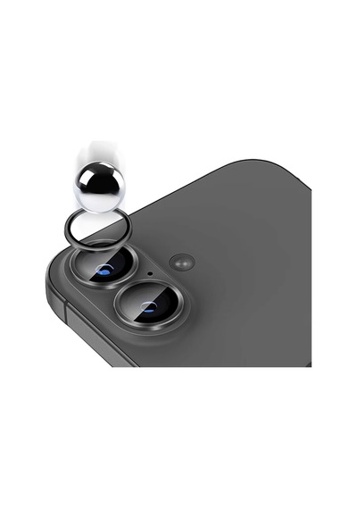 Apple Uyumlu iPhone 16 Plus Mkst Mikro Kamera Lens Koruyucu - Yeşil Yeşil