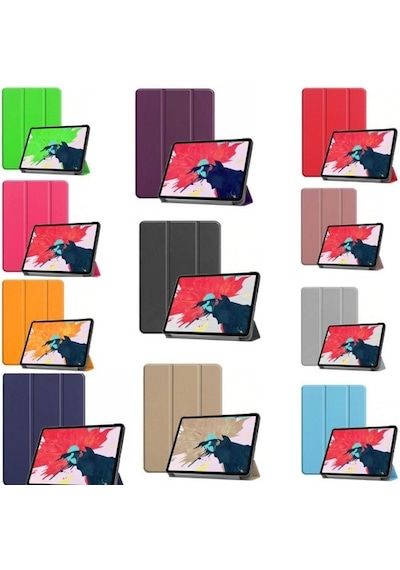 Apple Uyumlu iPad Pro 12.9 2015 Zore Standlı Kılıf-Gold