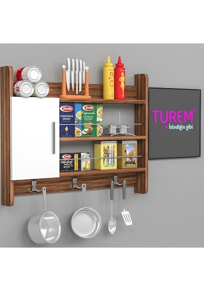 Terek Dolap Suntalam Beyaz