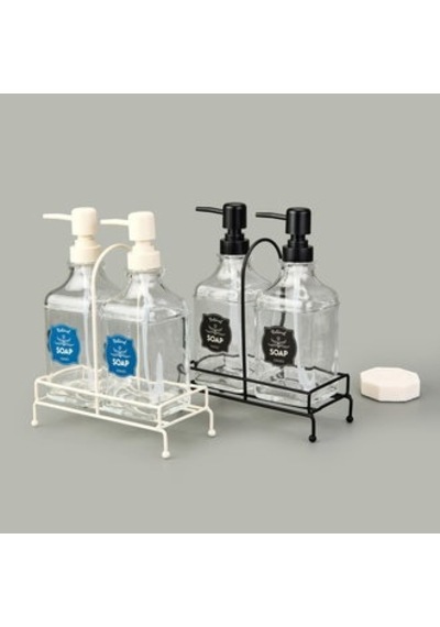 2'li Mutfak Sıvı Sabunluk Seti - Asorti - 500 Ml Çok renkli