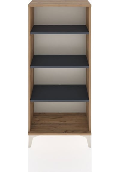 Hyperion Dolap 3 Raflı 60x44x134 Çam-antrasit Atlas Çam