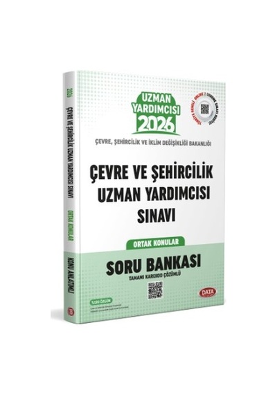 Data 2026 Çevre Ve Şehircilik Uzman Yardımcısı Sınavı Ortak Konular Soru Bankası Data Yayınları