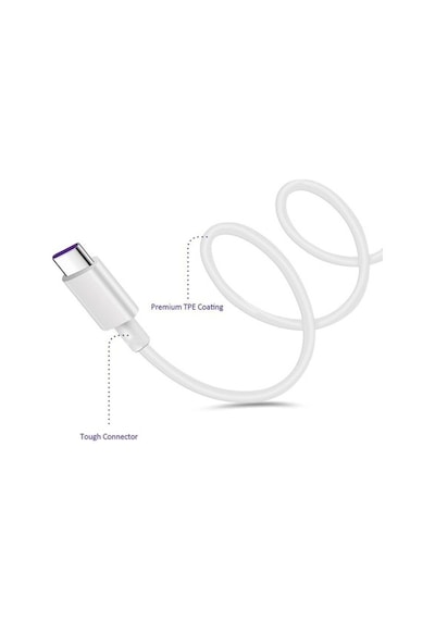 Type-C Usb 5.A Süper Hızlı Type-C To Usb Şarj Veri Kablosu