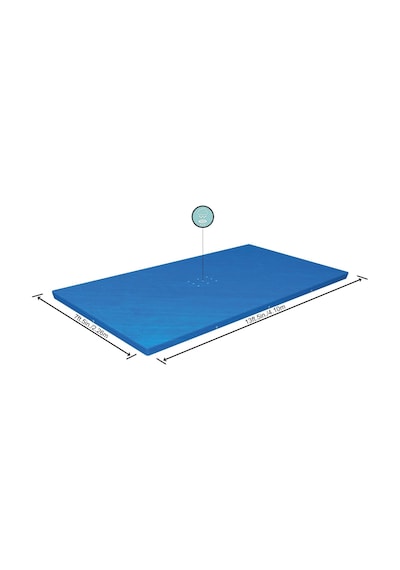 Bestway 58107 Dikdörtgen Havuz Örtüsü - 4,00 M X 2,11 M Yerüstü Havuzlar İçin
