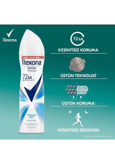 Deodorant Cotton Dry 150 Ml - 2'li Avantaj Paketi
