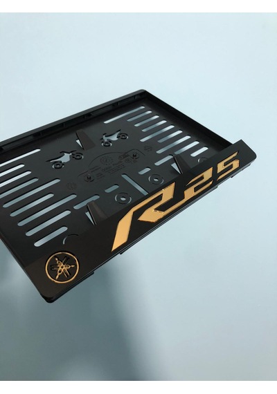 Yamaha R25 Gold Pleksi Motor Plakalığı