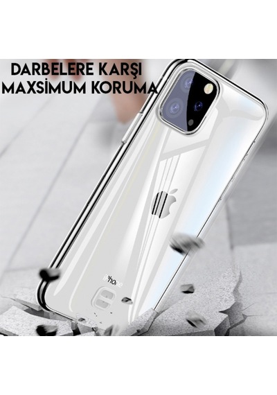 Baseus Transparent Key Apple Uyumlu iPhone 11 Pro Max 6.5Inch (2019) Seffaf S 479214793