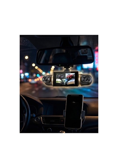 Geniş Açılı Araç Kamera Sistemi Wifi Bağlantılı Döngüsel Kayıt Özellikli - Hs08372297-7
