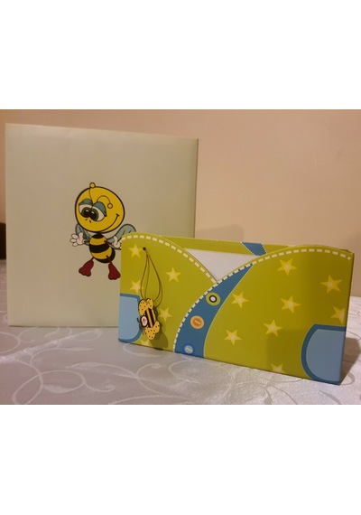 Cmf Kutulu Bebek Fotoğraf Resim Albümü 15x21 Cm 20'li + 10x15 Cm 60'lı Sarı