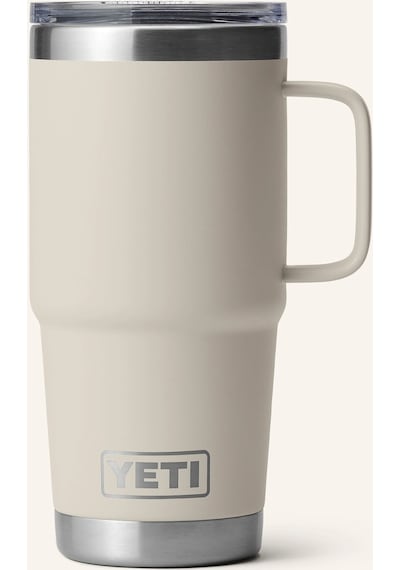 Yeti Rambler Termo Kupa, 591 Ml, Paslanmaz Çelik, Kapaklı Krem