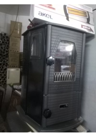 Sürel 5114 Siyah 3 Camlı Salon Şömine Uyuyan Kömür Odun Sobası Bordo Sürel 5114 Siyah 3 Camlı Salon Şömine Uyuyan Kömür Odun Sobası Bordo