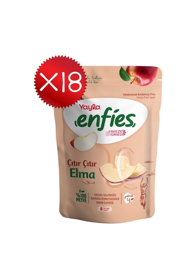 Yayla Enfies Freeze Dried Elma 15 G X18 270 G