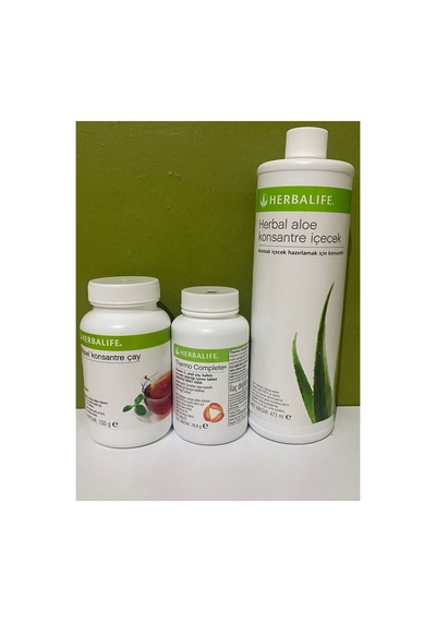 Herbalife Bölgesel Paket Aloe Konsantre Içecek+ 50 Gr Çay+ Thermocomplate