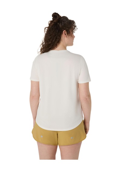 Asics Fujıtraıl Logo Ss Top Kadın Bej Kısa Kollu Tshirt 2012d314-100 Bej