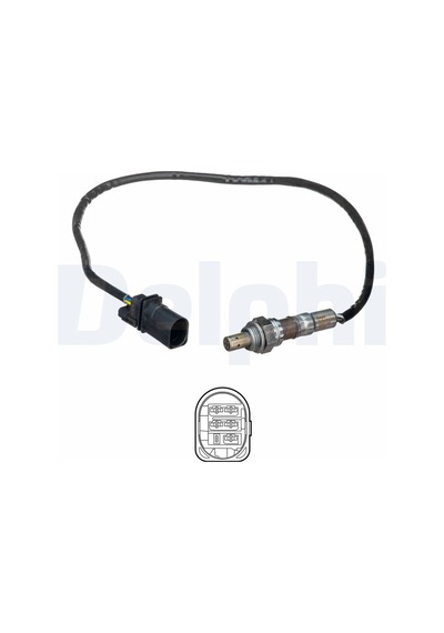 Oksijen Lambda Sensörü - Fiat Qubo, 500, Doblo, Fiorino, Linea - Delphı-es2114512b1
