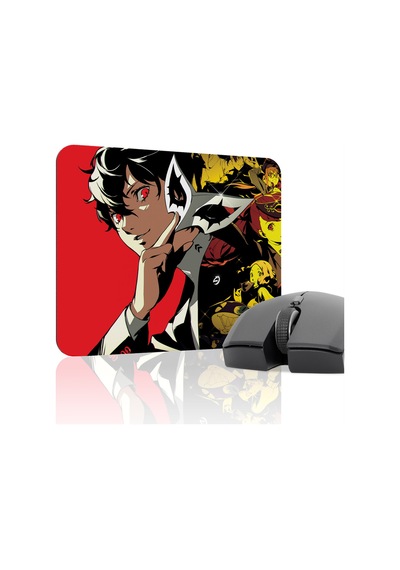 Persona 5 Kaymaz Dikişli Kauçuk Oyuncu Mousepad V1 - 22x18 Gaming Mouse Pad Fare Altlığı