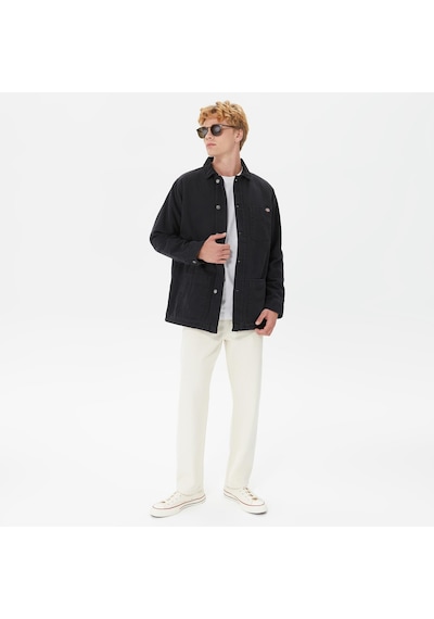 Dickies Duck High Pile Flce Line Chore Erkek Siyah Ceket