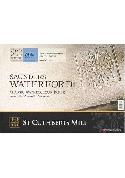 Saunders Waterford Classic Cold Press Not White Sulu Boya Blok 31x23 Cm 300 G 20 Yaprak