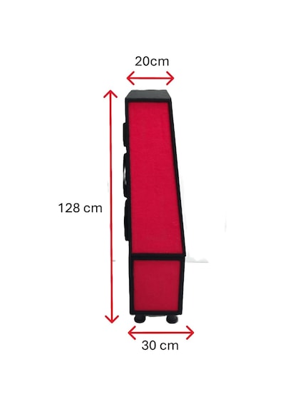 Kayseri Pandizot Müzik Kutusu&dolabı Bas Kabin+4xoval,2x10cm Ve Teyp Yeri Boş Hoparlörsüz