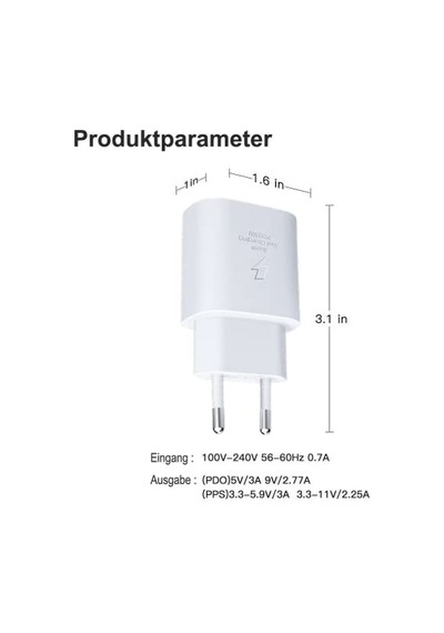 Syrox Pd25t Q3.0 Pd 25w Type-c To Type-c Hızlı Şarj Aleti Set Beyaz