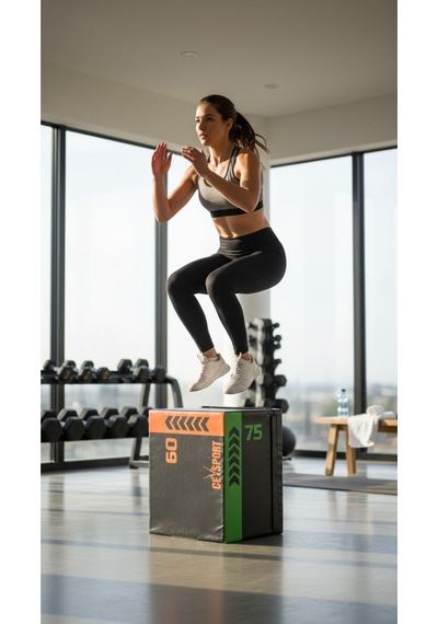 Soft Plyo 50 60 75 Cm Yumuşak Yüzeyli Plyometrik Zıplama Kutusu
