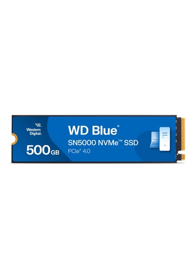 Wd Blue Sn5000, Wds500g4b0e, 500gb, 5000/4000, Gen4, Nvme Pcıe M.2 2280, Ssd