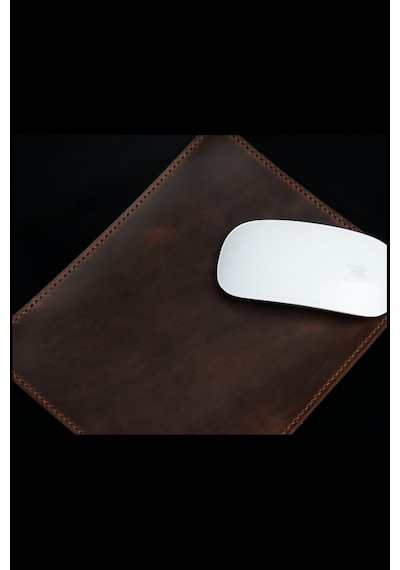 Lost Slope Hakiki Deri Mouse Pad