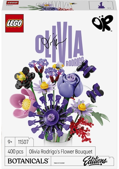 LEGO® Botanicals Olivia Rodrigo’nun Çiçek Buketi 11507 - 9 Yaş Üzeri Çocuklar için 11 Çiçek İçeren Oyuncak Yapım Seti (400 Parça)