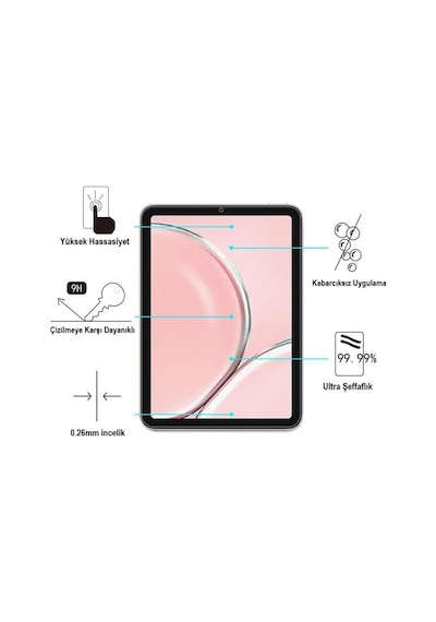 Galaxy Tab A9 Plus 11 İnç İle Uyumlu Ekran Koruyucu Nano Flexible Şeffaf Sm-x210