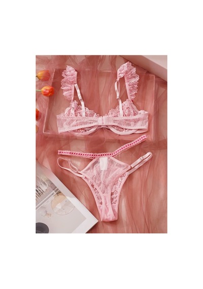 Lilly Rosé Lace Affair Lingerie Set Pembe Pembe Lilly Rosé Lace Affair Lingerie Set Pembe Pembe