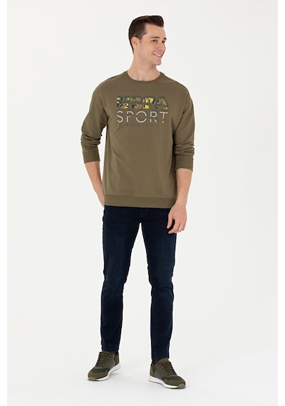 U.S. Polo Assn. Erkek Sweatshirt 50270739-vr011 Yeşil
