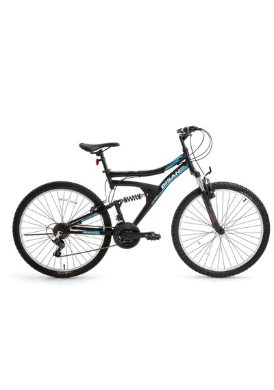 Bisan Ranger 42 Cm V 26 Jant Amortisörlü 21 Vites Mat Siyah Mavi Siyah - Mavi