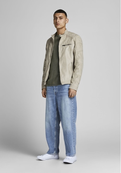 Jack & Jones Soluk Efektli Kazak-leo 12174001 Dusty Olive Kahverengi