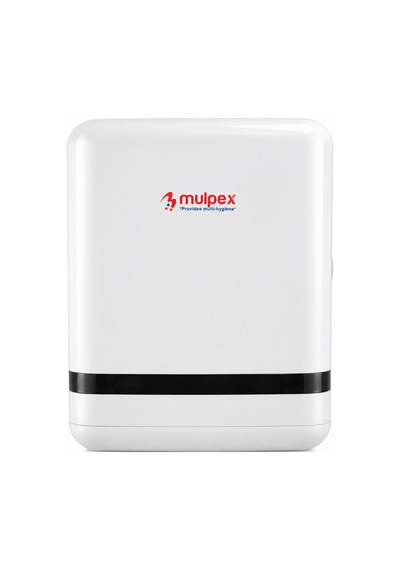 Mulpex Z Katlama Kağıt Havlu Dispenseri Beyaz 400 Yaprak Kapasiteli Abs Duvar Tipi